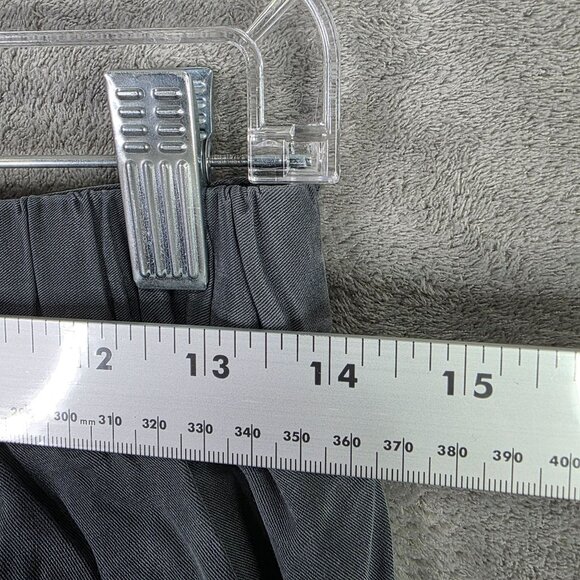 Womens Gap Gray 100% Tencel Pants Mid Rise Elastic Waist Size 0 - Picture 7 of 10